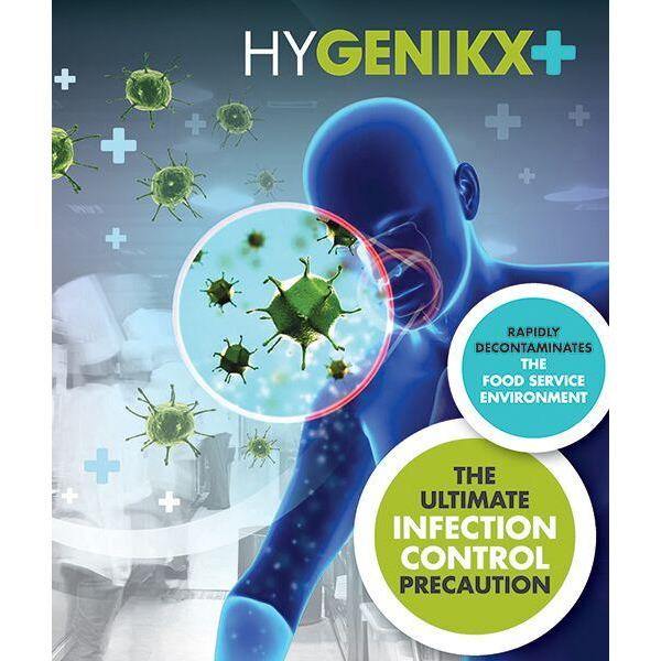 Hygenikx Air & Surface Steriliser for Bin Areas - Titanium Finish HGX-T-15-R - Nelson Dish & Glasswashing Machines 