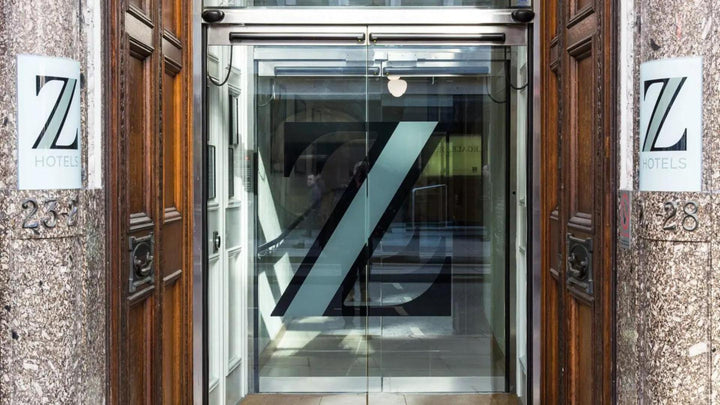 Entrance to Z Hotels in Fleet Street 