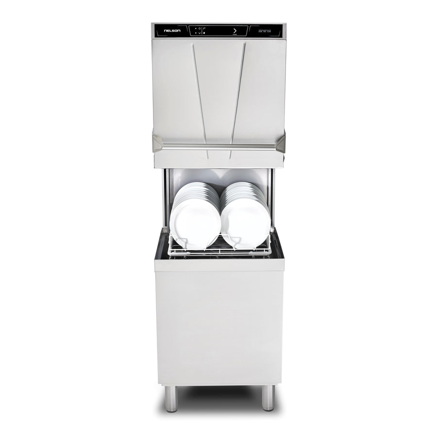 Advantage AD55 Pass-through Commercial Dishwasher - Nelson Dish & Glasswashing Machines