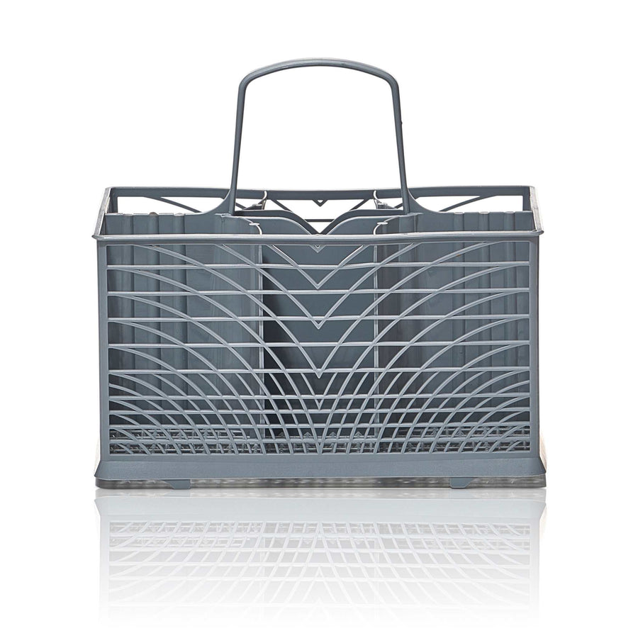 6 Compartment Grey Cutlery Basket