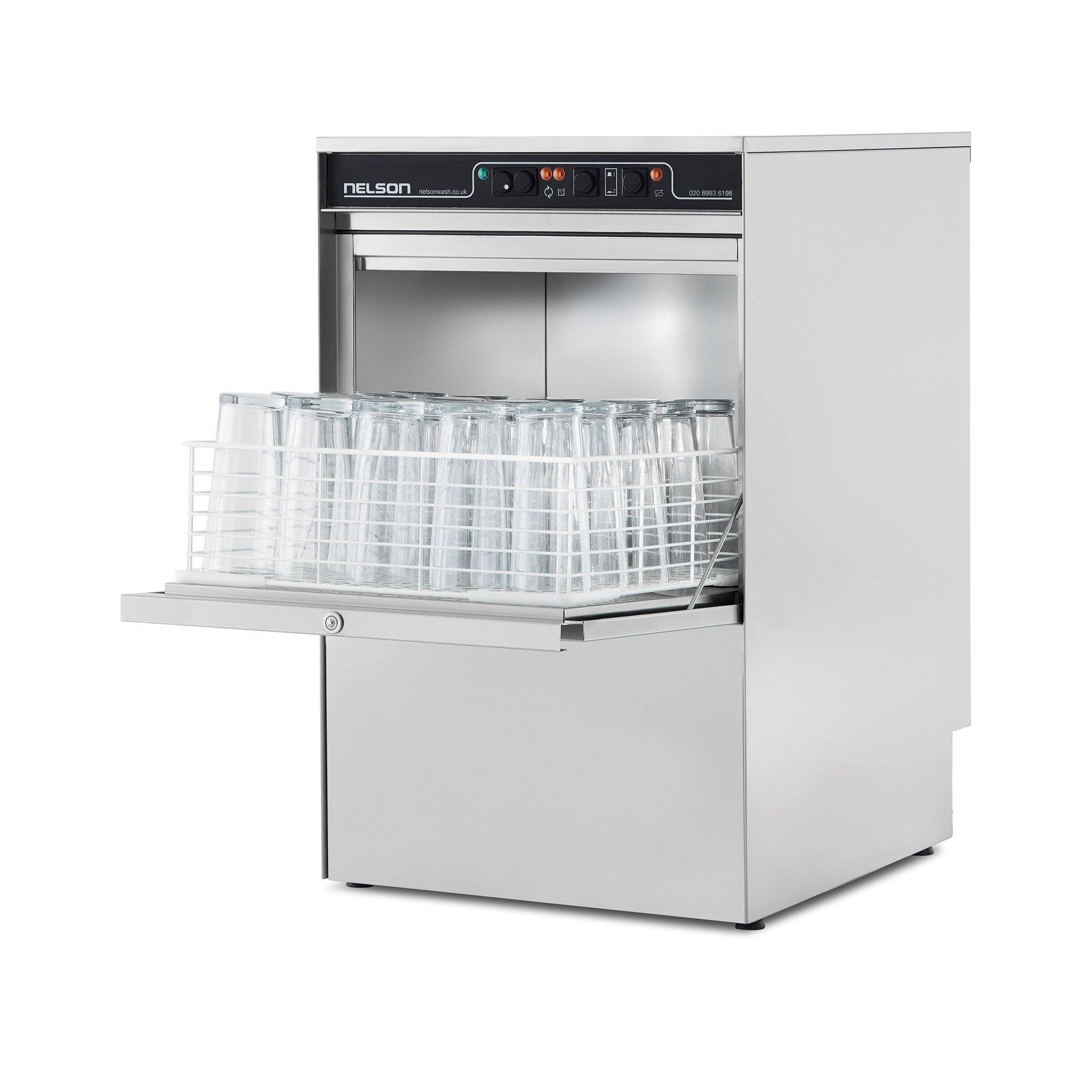 Nelson Speedwash SW45 Undercounter Glasswasher 450x450mm Basket